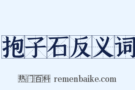 抱子石反义词是什么意思的图片